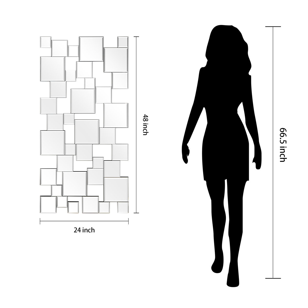 Wrought Studio Amrita Elegant Cluster Wall Mirror & Reviews Wayfair